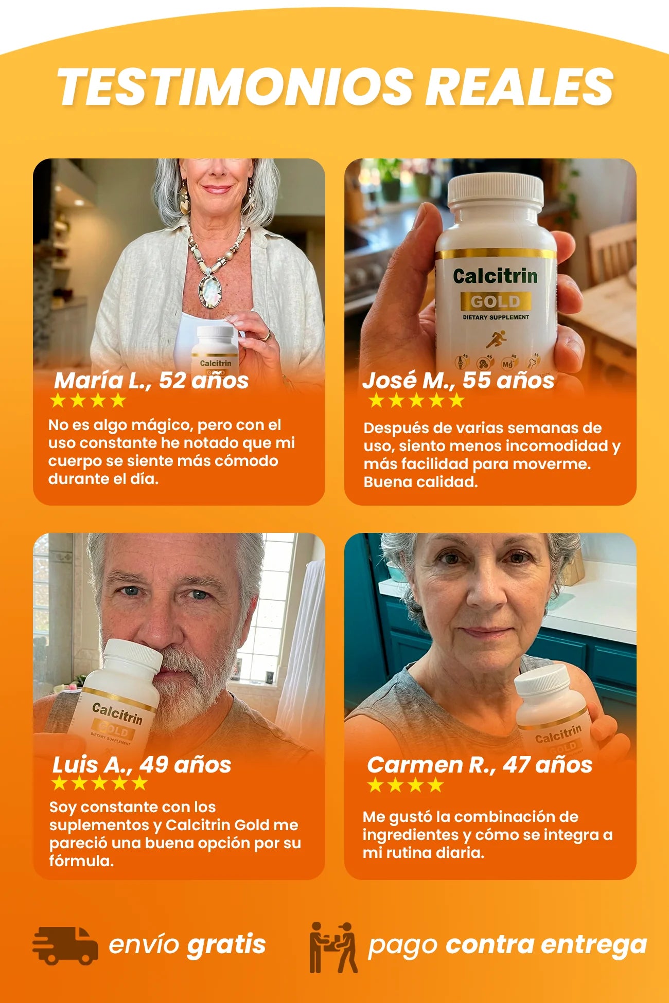 Calcitrin Gold™ | Cápsulas que desinflaman y fortalecen las articulaciones