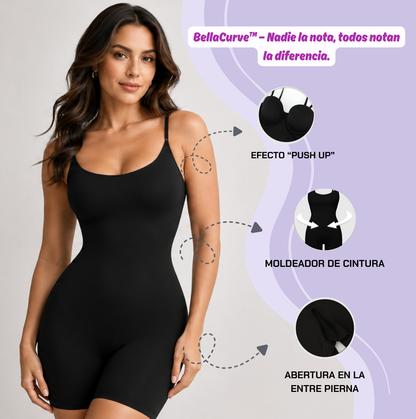 BellaCurve™ | Body Moldeadora Reloj de Arena Sin Costuras