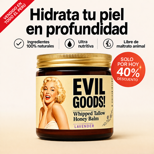 EvilGoods® - Bálsamo con Sebo de Res Y Miel de Manuka