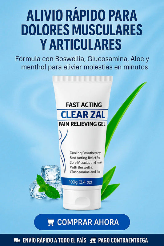 ClearZal™ | Crema para el Dolor Muscular y Articular