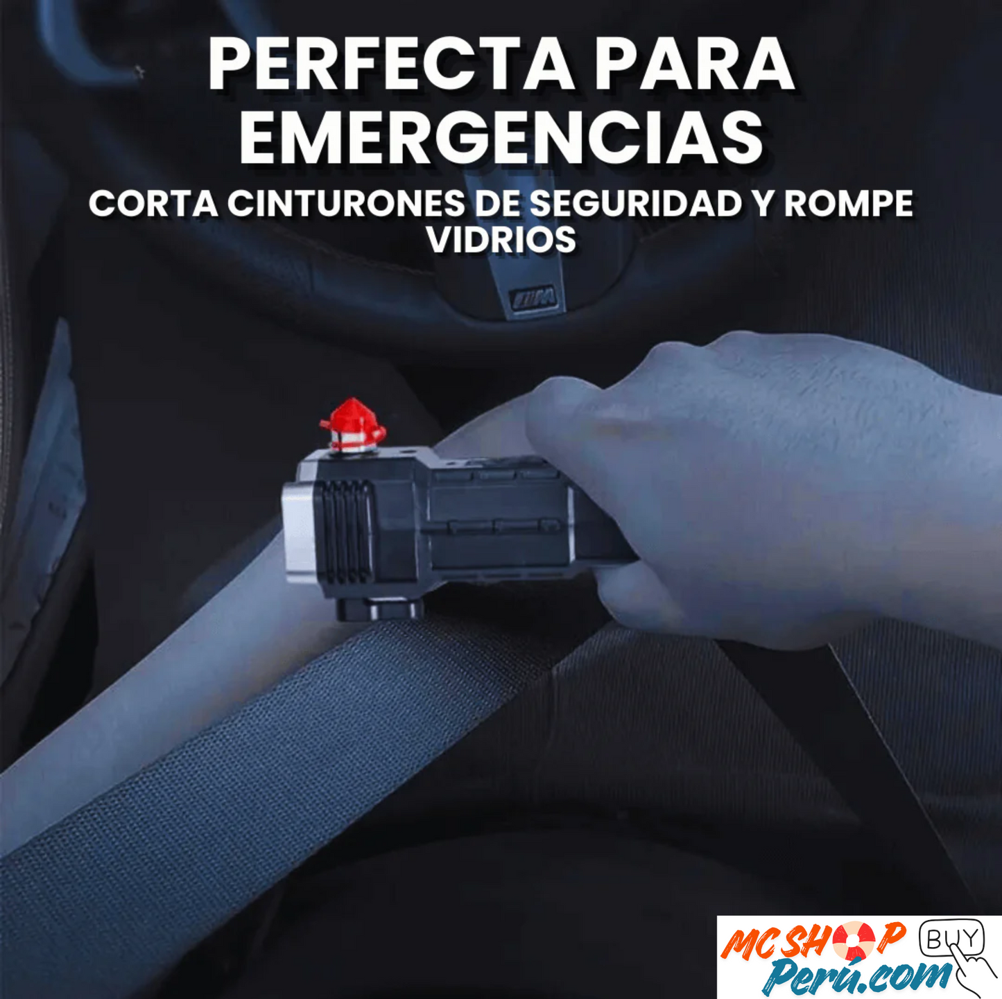LumiTac® - Linterna Táctica 4 en 1 Pro