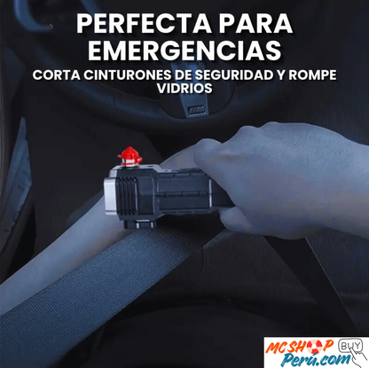 LumiTac® - Linterna Táctica 4 en 1 Pro