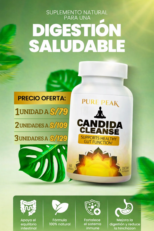 Candida Cleanse - El secreto para sentirte ligero y sin inflamación