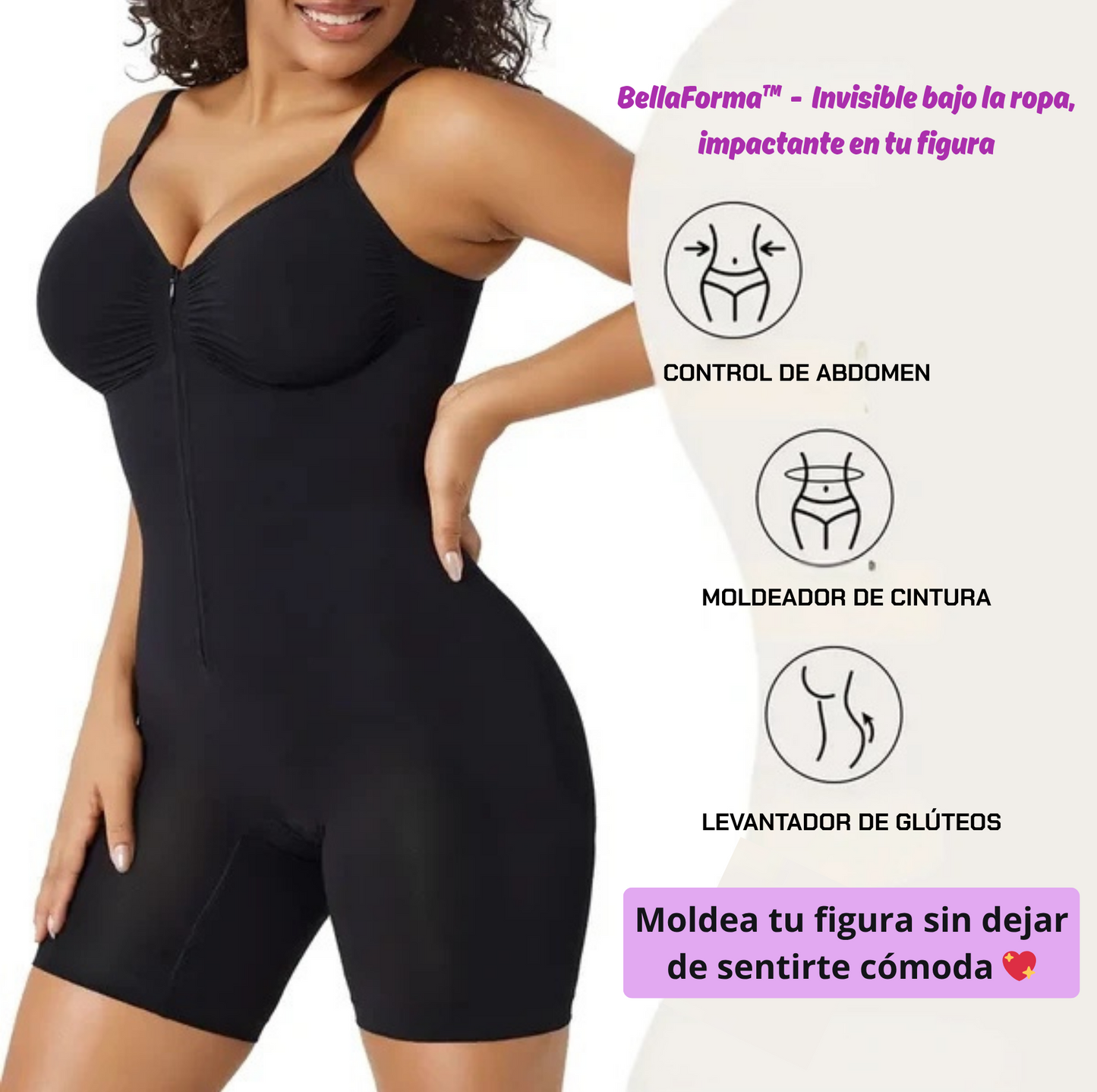 BellaForma™ - Body Moldeador Sin Costuras que Define tu Figura al Instante