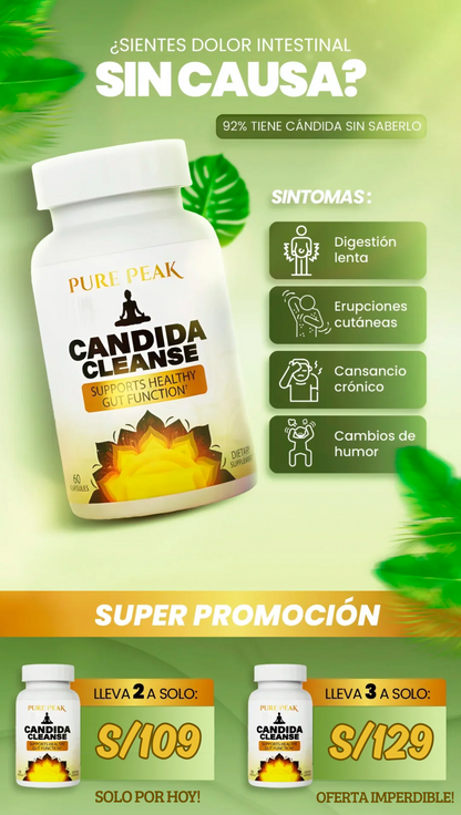 Candida Cleanse - El secreto para sentirte ligero y sin inflamación